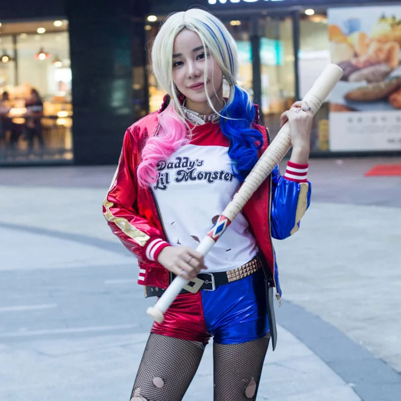Women'S Harley Quinn Accessories - Костюм Харли для косплея «Саицид», платье