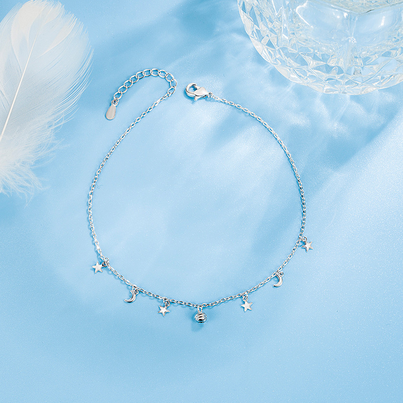 Beaded Anklet Chain - Романтическая цепочка для ног в виде