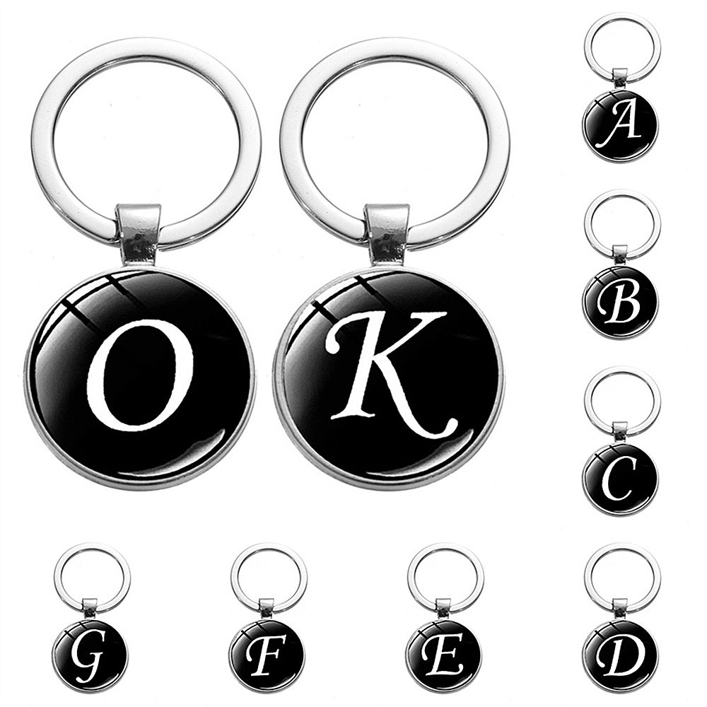 Women Accessories Name In English - Брелок с инициалами A-Z для женщин