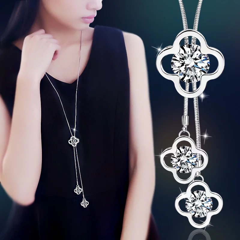Women Accessories Images - Женские ожерелья с подвесками, полые листья,