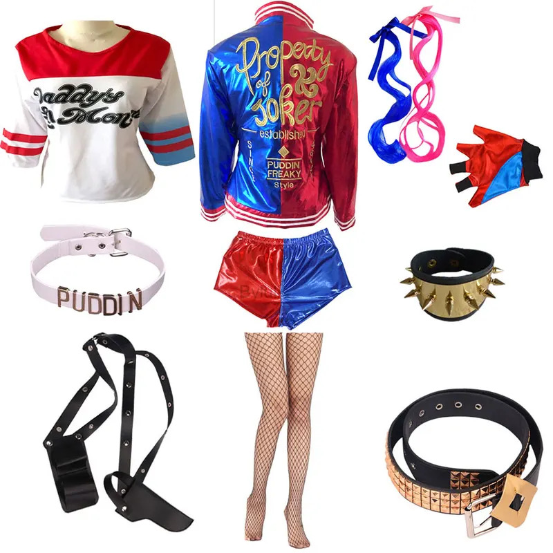 Women'S Harley Quinn Accessories - Аниме косплей для девочек и женщин