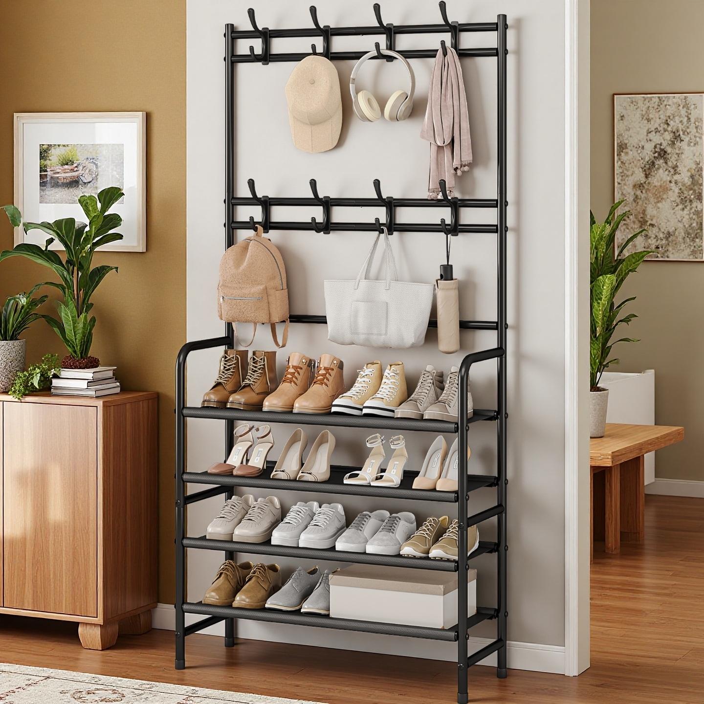 Women'S Accessories Rack Room Shoes - Металлическая 4-ярусная обувная полка SUOERNUO -