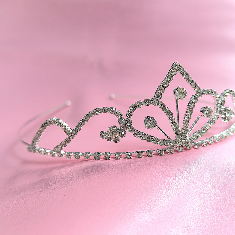 Серебряная корона со стразами, – обзор и цена Women Accessories Wholesale