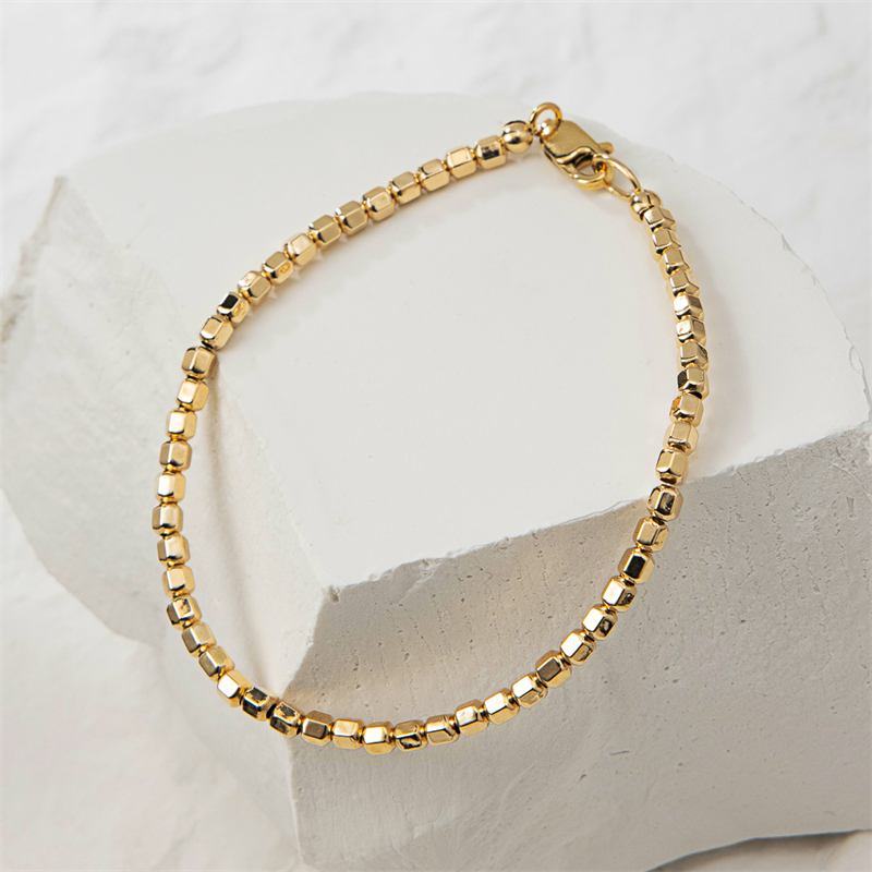 Браслет из бисера с позолотой  – обзор и цена Beaded Anklet Chain