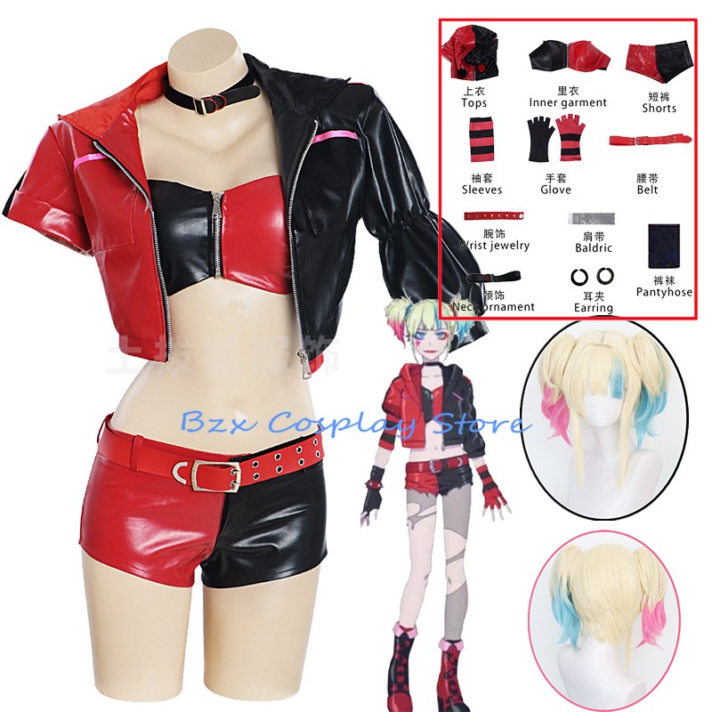 Фильм Шутка Харли Косплей Аним – обзор и цена Women'S Harley Quinn Accessories