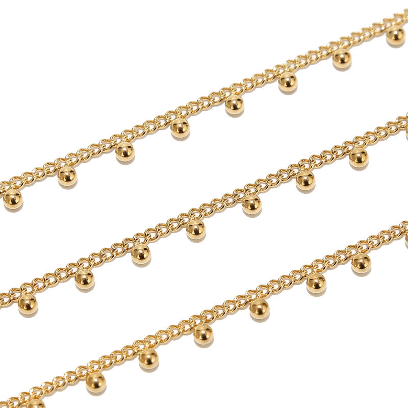 1 метр нержавеющая сталь паден – обзор и цена Beaded Anklet Chain