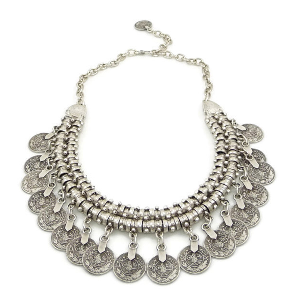 Винтажное колье-чокер с монета – обзор и цена Women Accessories Pakistan