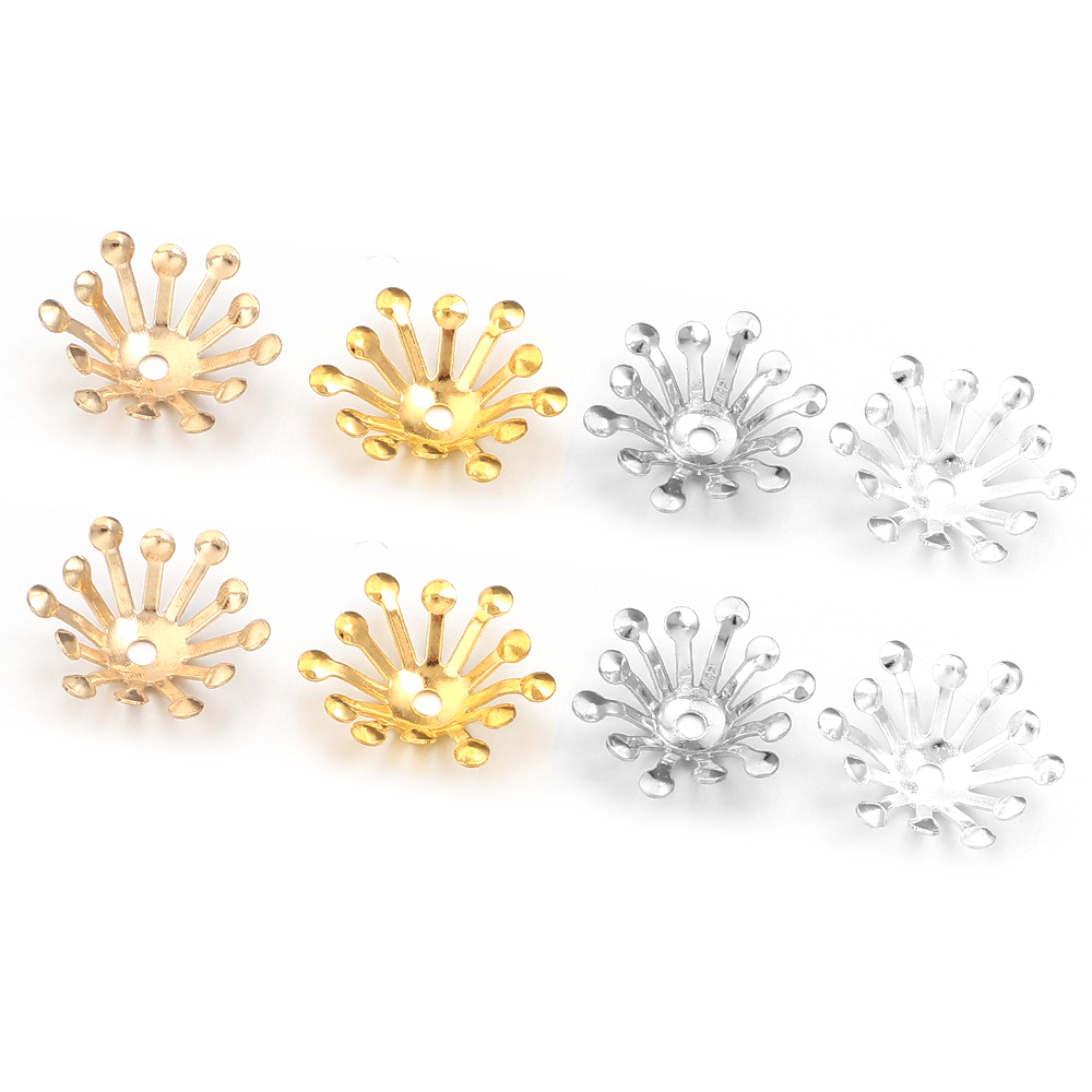100 шт., диаметр 13 мм, золото – обзор и цена Women Accessories In Wholesale