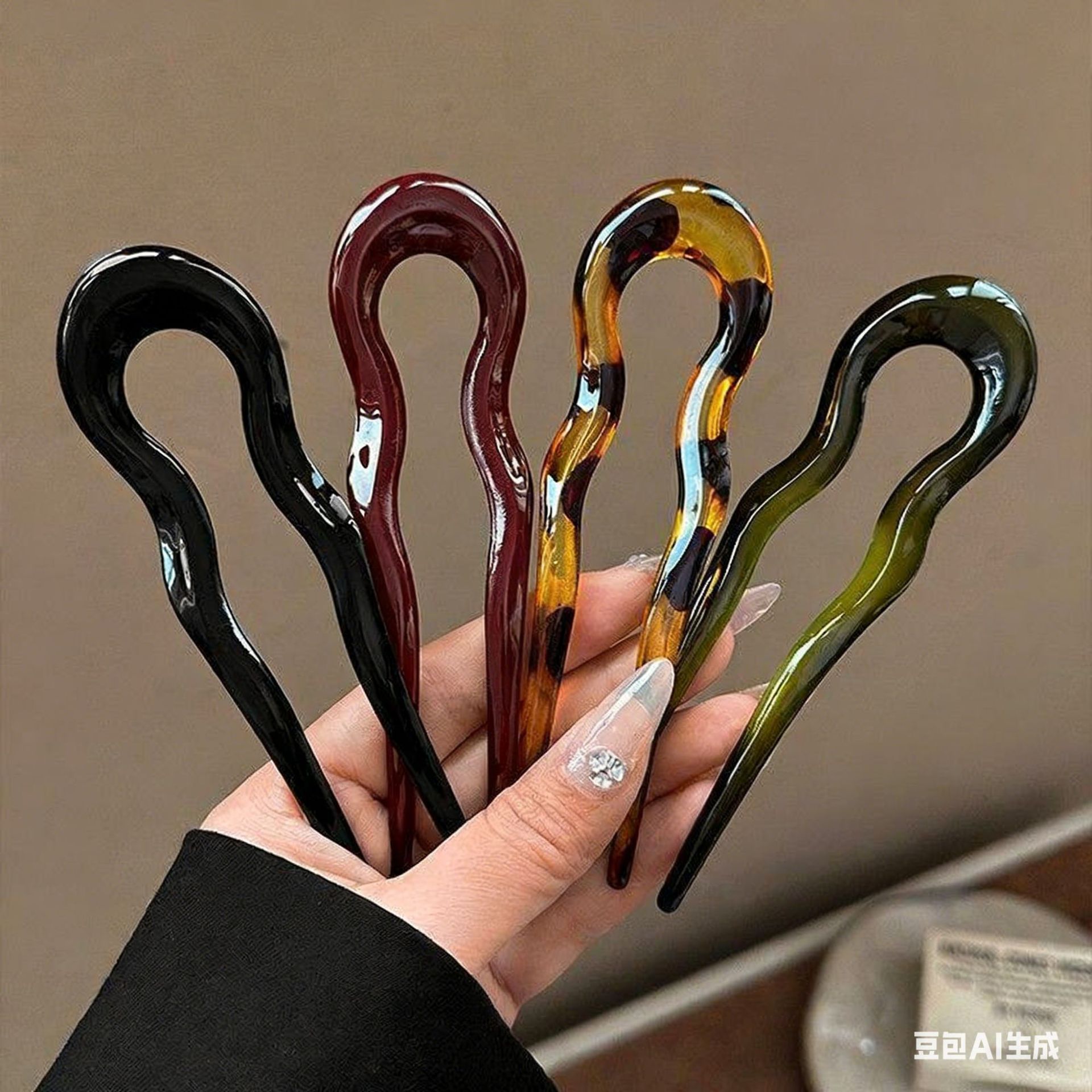Элегантная акриловая U-образна – обзор и цена Women Accessories Wholesale